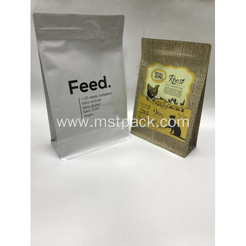 Box Pouch/Flat Bottom Pouch for Feeds